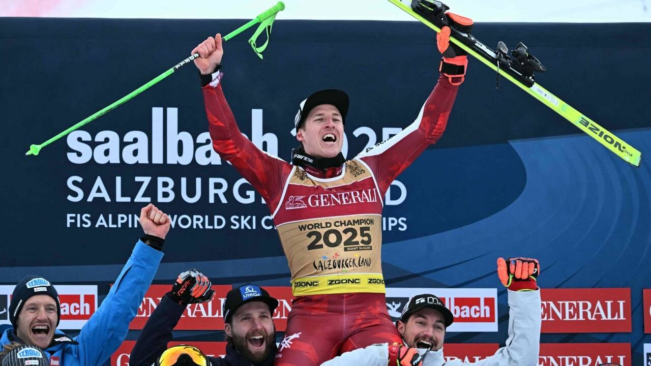 Der Premierensieg war gleich WM-Gold: Raphael Haaser.  