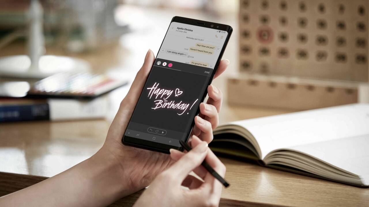 Charakteristisch für die Note-Reihe ist der S Pen, ein mit dem Gerät mitgelieferter Digitalstift. 