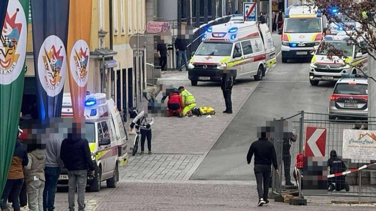 Ein 23-jähriger Mann hat am Samstag in Villach auf sechs Passanten eingestochen.  