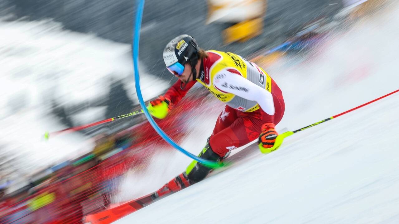 Manuel Feller landet auf dem undankbaren vierten Platz. 