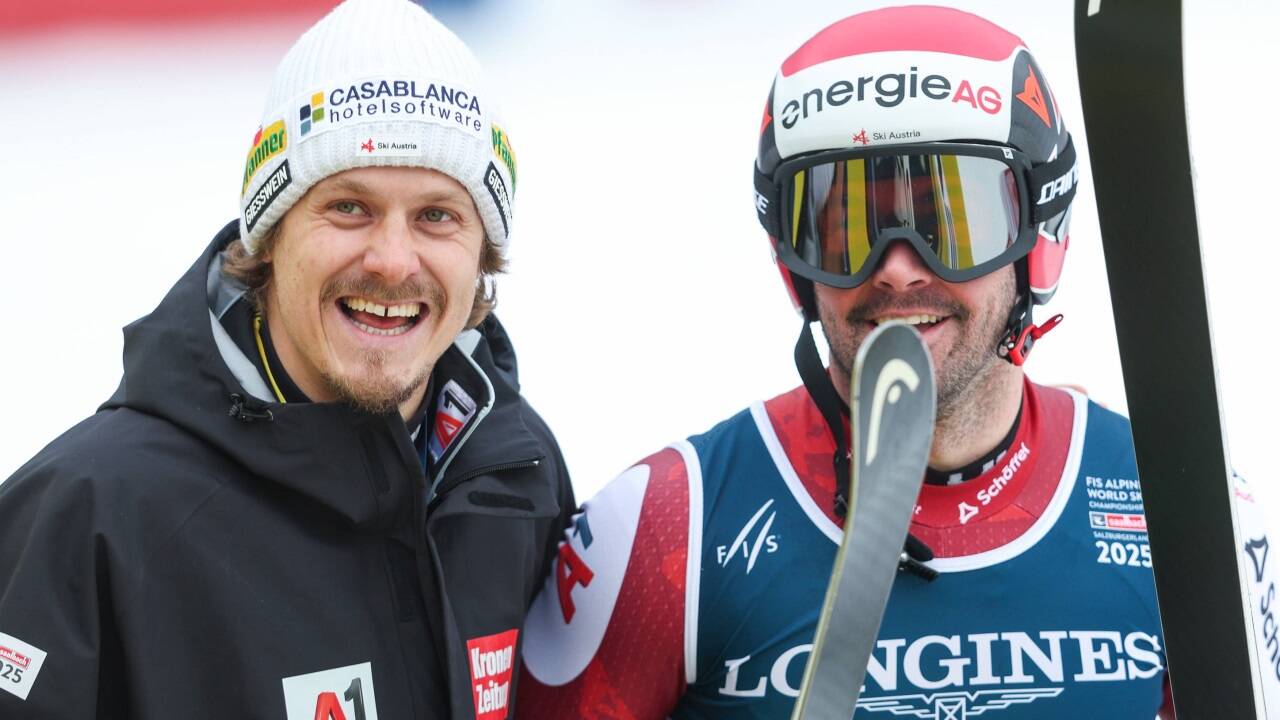 Manuel Feller und Vincent Kriechmayr 