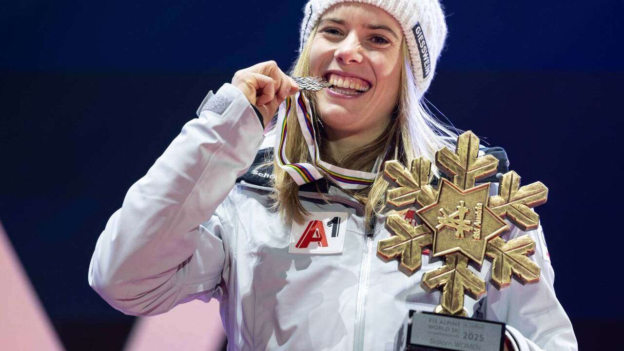 Katharina Liensberger sorgte für einen gelungenen Abschluss der Damenbewerbe. 