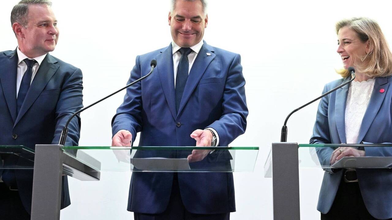 SPÖ-Chef Andreas Babler, der damalige ÖVP-Chef Karl Nehammer und Neos-Chefin Beate Meinl-Reisinger waren schon im Jänner über Asyl-Verschärfungen einig. 