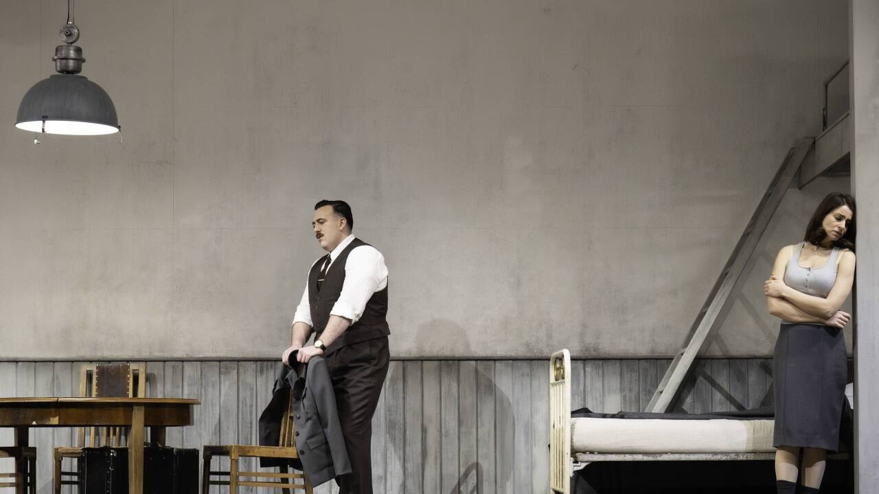 Freddie De Tommaso als Pollione, Asmik Grigorian als Norma 