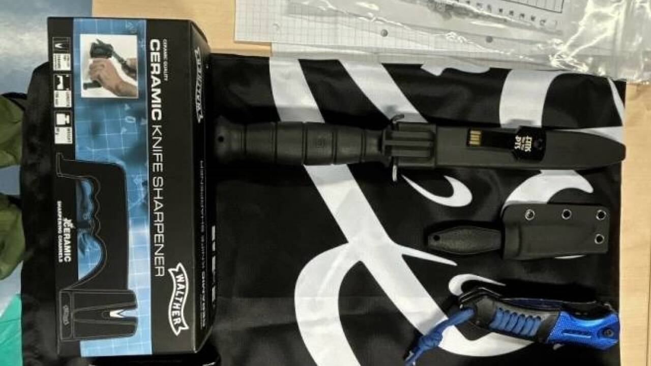 Messer, IS-Flagge und Utensilien zum Bombenbau wurden in einem Kellerabteil in Wien-Währing sichergestellt. Der Anschlag hätte laut Innenministerium am Wiener Westbahnhof stattfinden sollen. 