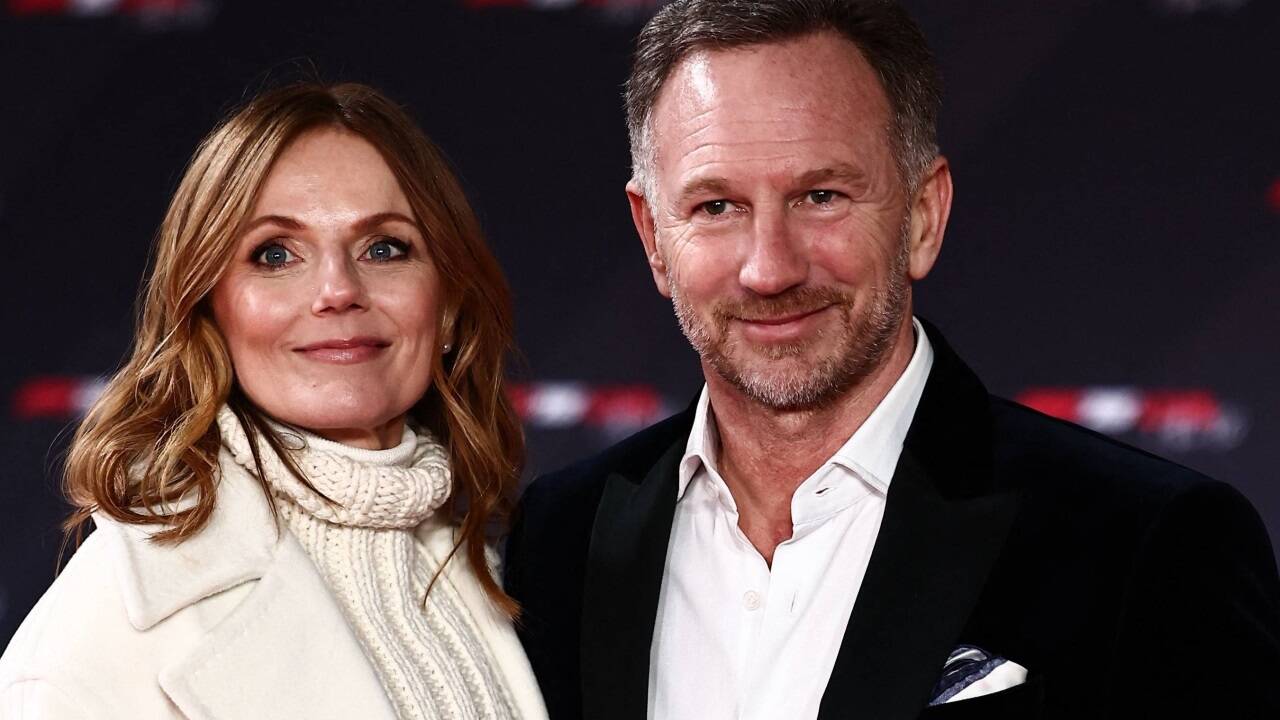 Christian Horner kam mit seiner Ehefrau, dem Ex-Spice-Girl Geri Halliwell, zur Saisoneröffnungsfeier. 