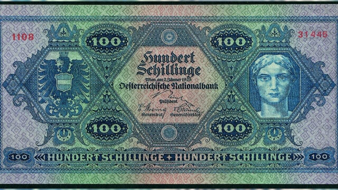 War kein Publikumserfolg: die frühe Schilling-Serie von Karl Sterrer. 