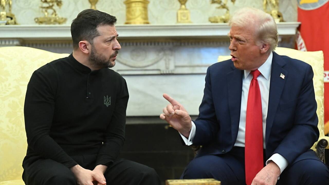 Selenskyj und Trump auf offener Weltbühne im Clinch 