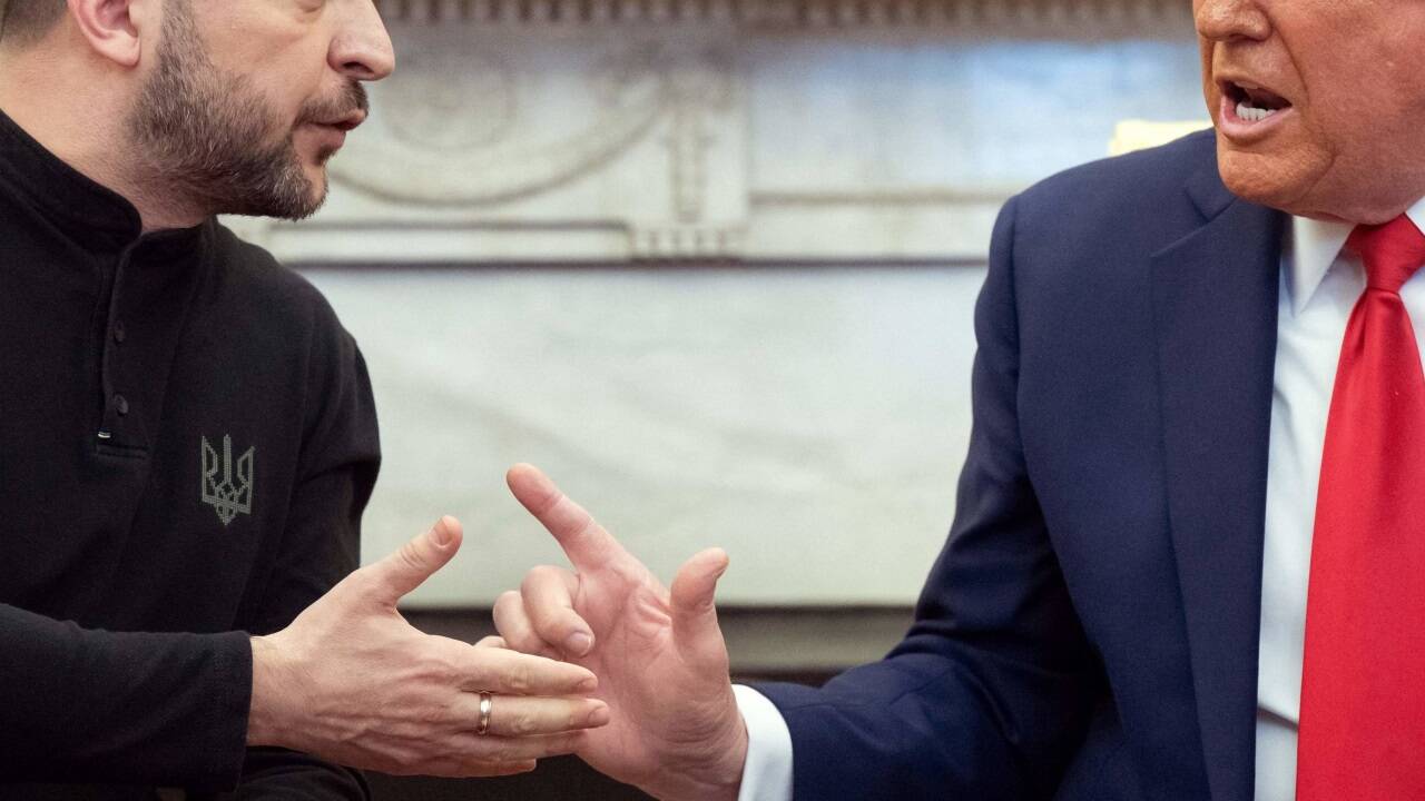 Hitziges Wortgefecht von US-Präsident Donald Trump und seinem ukrainischen Amtskollegen Wolodymyr Selenskyj im Weißen Haus. 