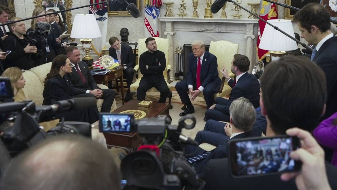 Das Treffen im Weißen Haus nahm einen katastrophalen Ausgang. 