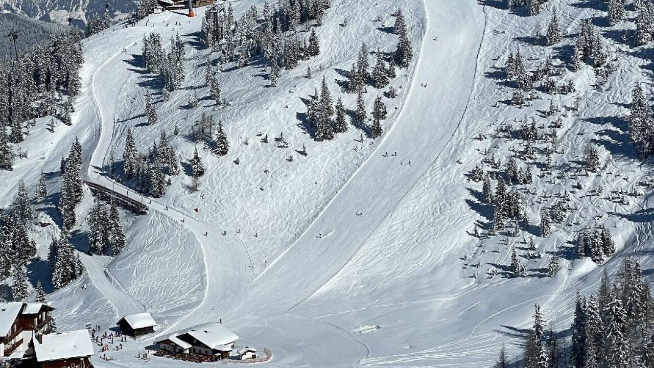 Zu der Tragödie kam es auf der sogenannten Giftabfahrt (im Skigebiet Wagrain die im Bild zu sehende schwarze Piste Nr. 15).  