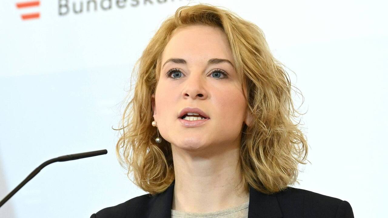 Eva-Maria Holzleitner gab ihre erste Pressekonferenz in der neuen Funktion. 