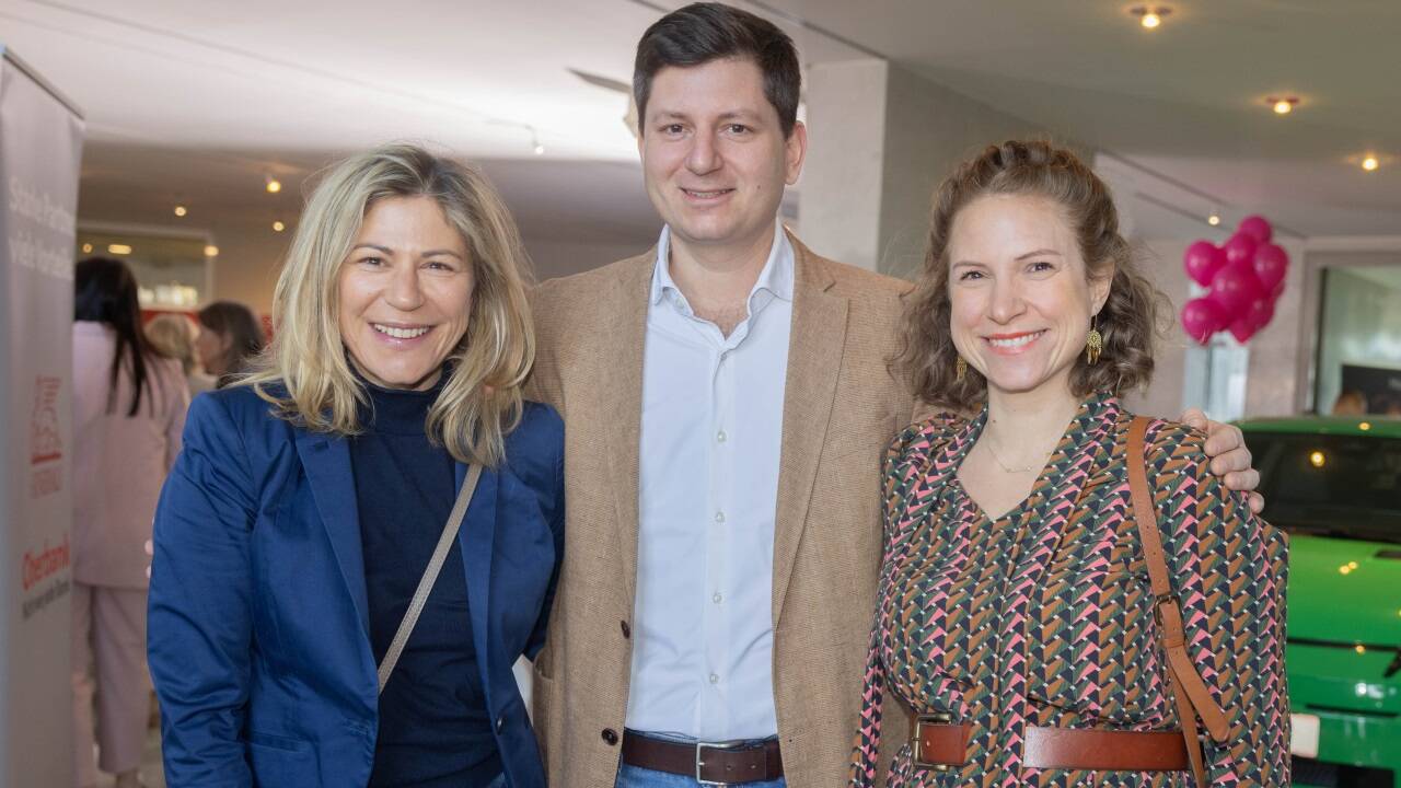 Die Geschwister Alexandra, Maximilian (Herausgeber) und Michaela Dasch von der SN-Eigentümerfamilie. 