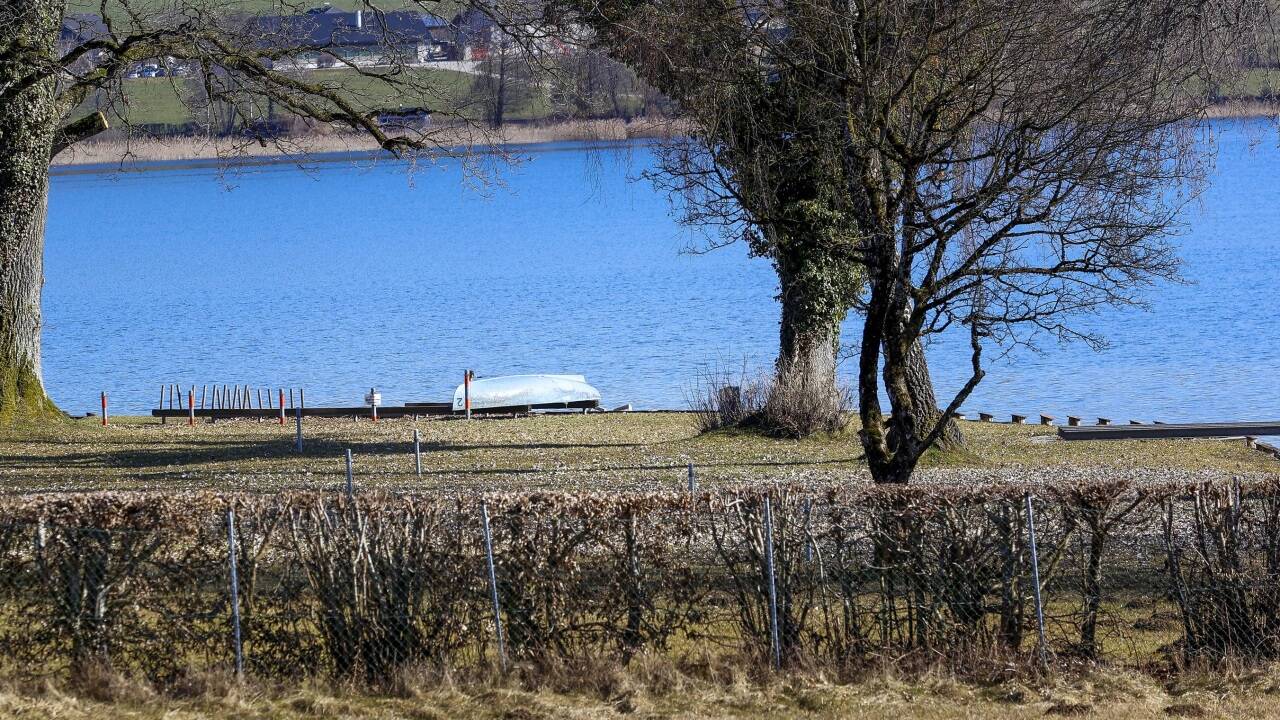 Der Badeplatz für Salzburger Magistratsbedienstete im Seehamer Ortsteil Matzing 