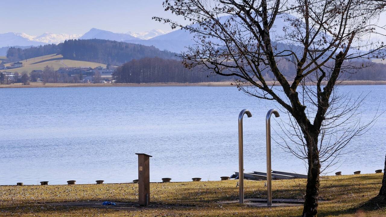 Der Badeplatz für Salzburger Magistratsbedienstete im Seehamer Ortsteil Matzing 