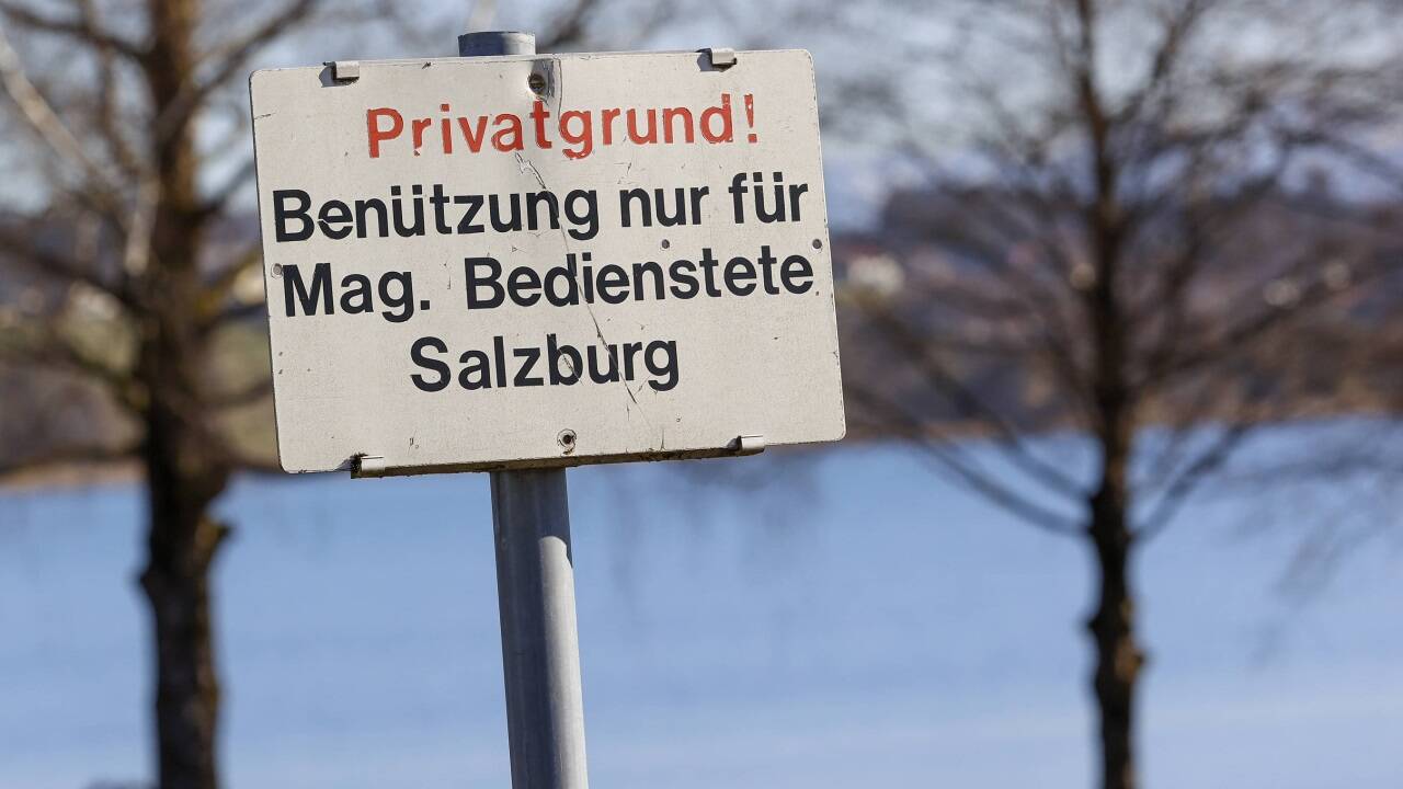 Der Badeplatz für Salzburger Magistratsbedienstete im Seehamer Ortsteil Matzing 