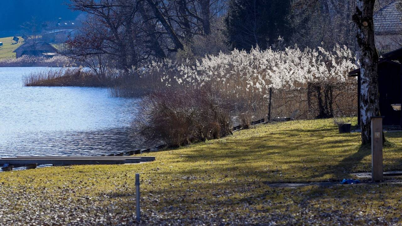 Der Badeplatz für Salzburger Magistratsbedienstete im Seehamer Ortsteil Matzing 