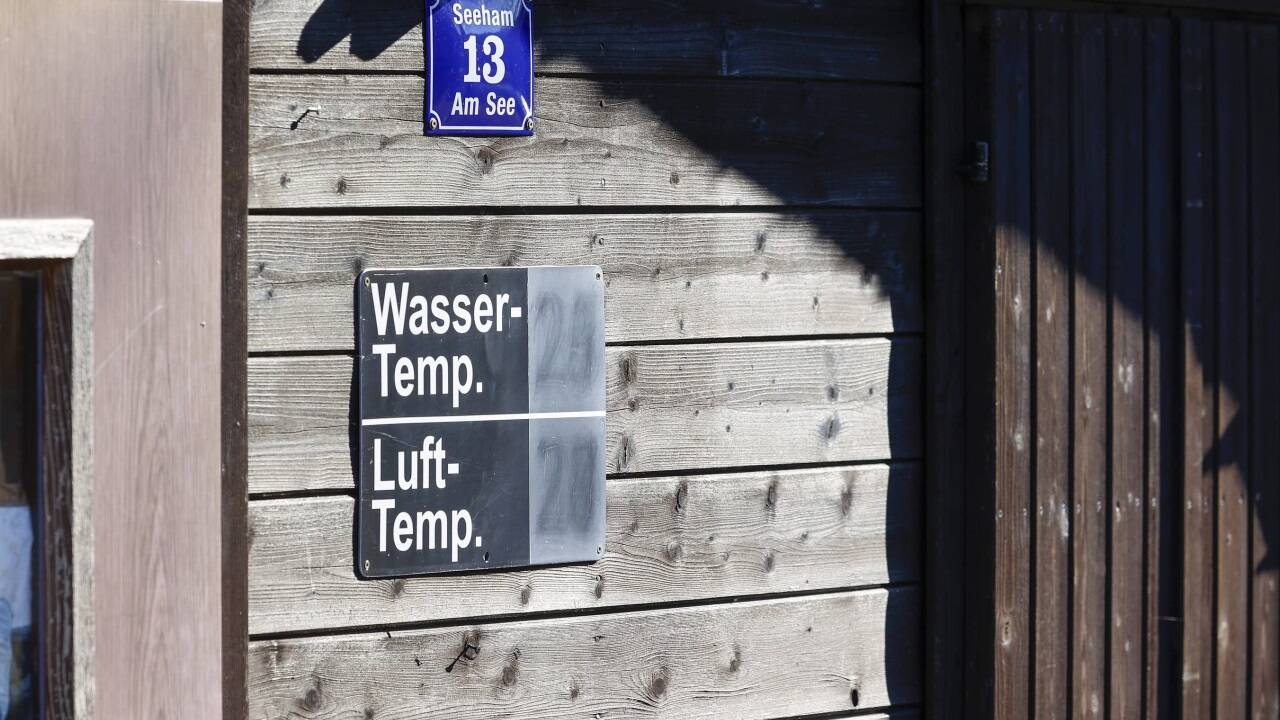 Der Badeplatz für Salzburger Magistratsbedienstete im Seehamer Ortsteil Matzing 