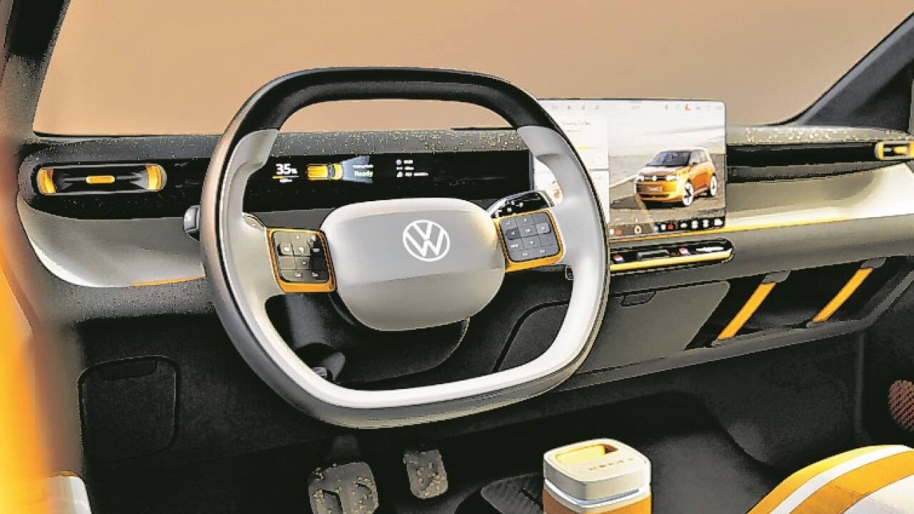 Vom Innenraum zeigt VW bis auf Weiteres nur grobe Skizzen. 