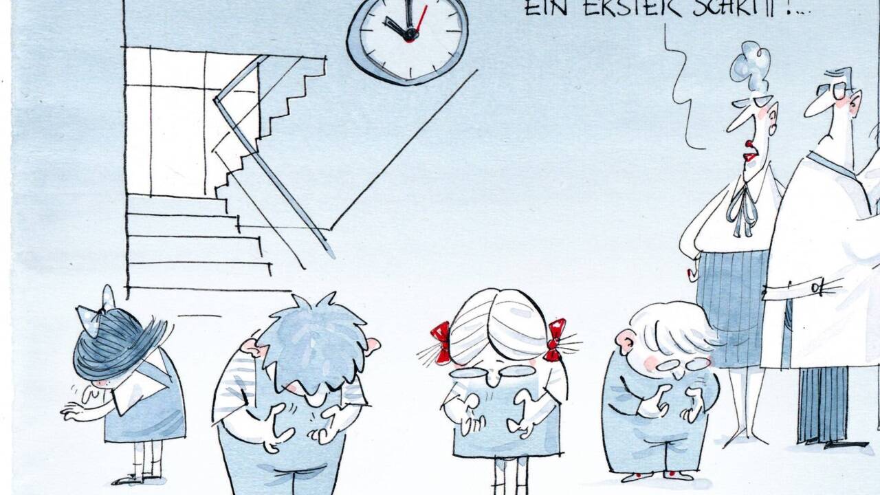 Handyentzug ... Die Karikatur zum Thema von Thomas Wizany.  