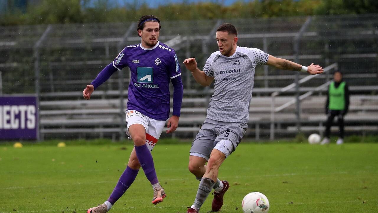 Milos Savic (l.) will die Austria zum Westliga-Titel führen, Domagoj Galesic mit Saalfelden weiter nach vorn in der Tabelle.  