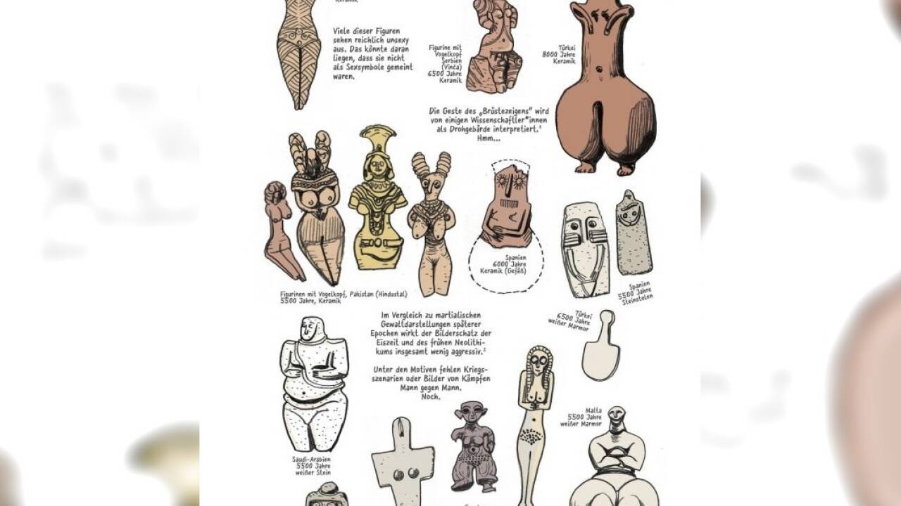 In ihrem Comic „Die Frau als Mensch“ baut Ulli Lust ein Puzzlestück in die Geschichte der Menschheit, das bisher meistens – nun ja – übersehen oder ignoriert wurde: die weibliche Perspektive.  In ihrem Comic „Die Frau als Mensch“ baut Ulli Lust ein Puzzlestück in die Geschichte der Menschheit, das bisher meistens – nun ja – übersehen oder ignoriert wurde: die weibliche Perspektive.