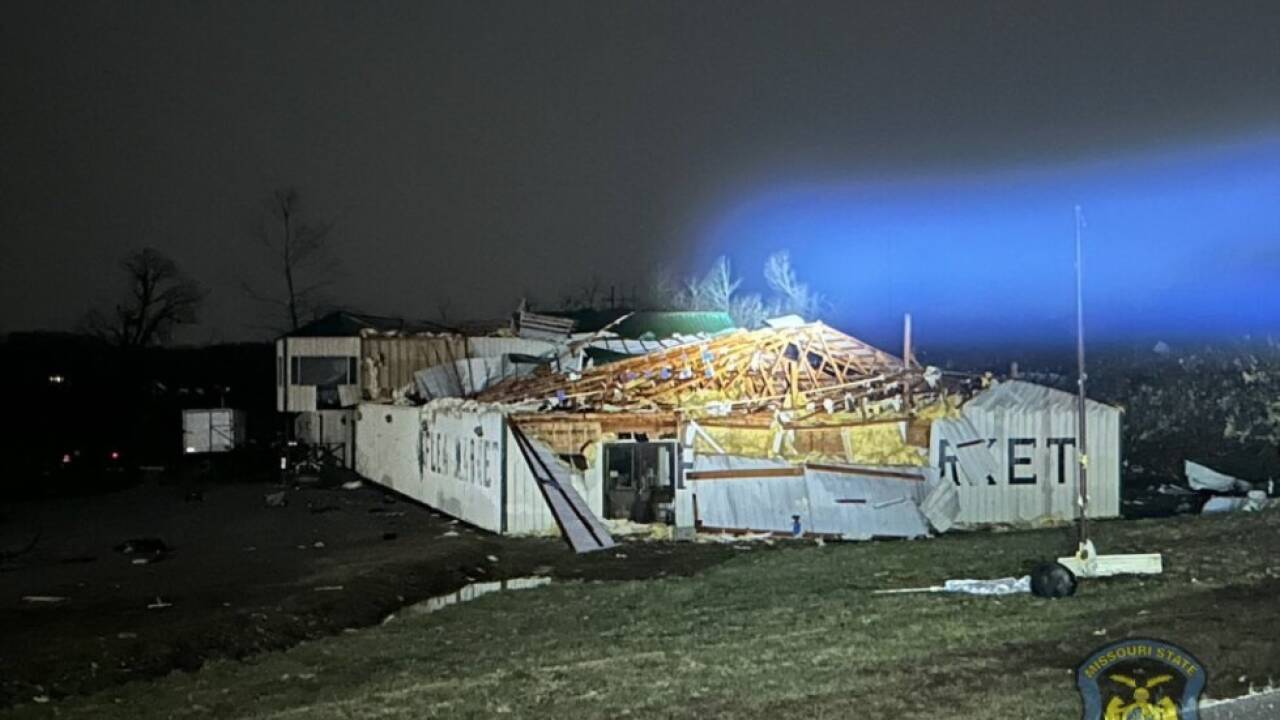 Stürme und Tornados richteten vor allem in Missouri schwere Schäden an 