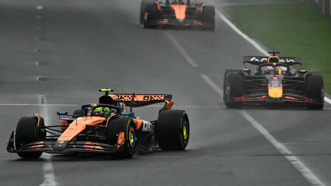Lando Norris behielt im Duell mit Max Verstappen in Australien die Oberhand.  