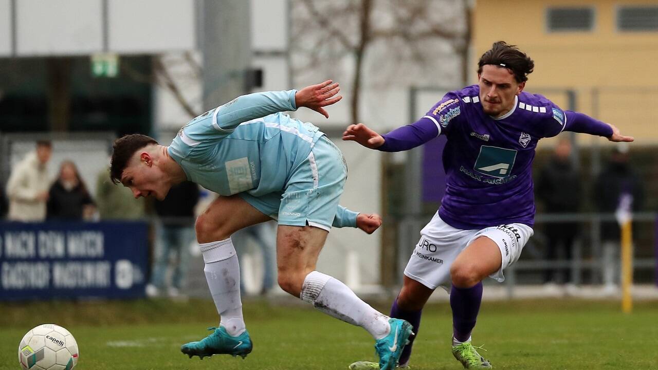 Milos Savic (r.) schoss die Austria per Doppelpack zum Sieg gegen Bischofshofen. Milos Savic (r.) schoss die Austria per Doppelpack zum Sieg gegen Bischofshofen.
