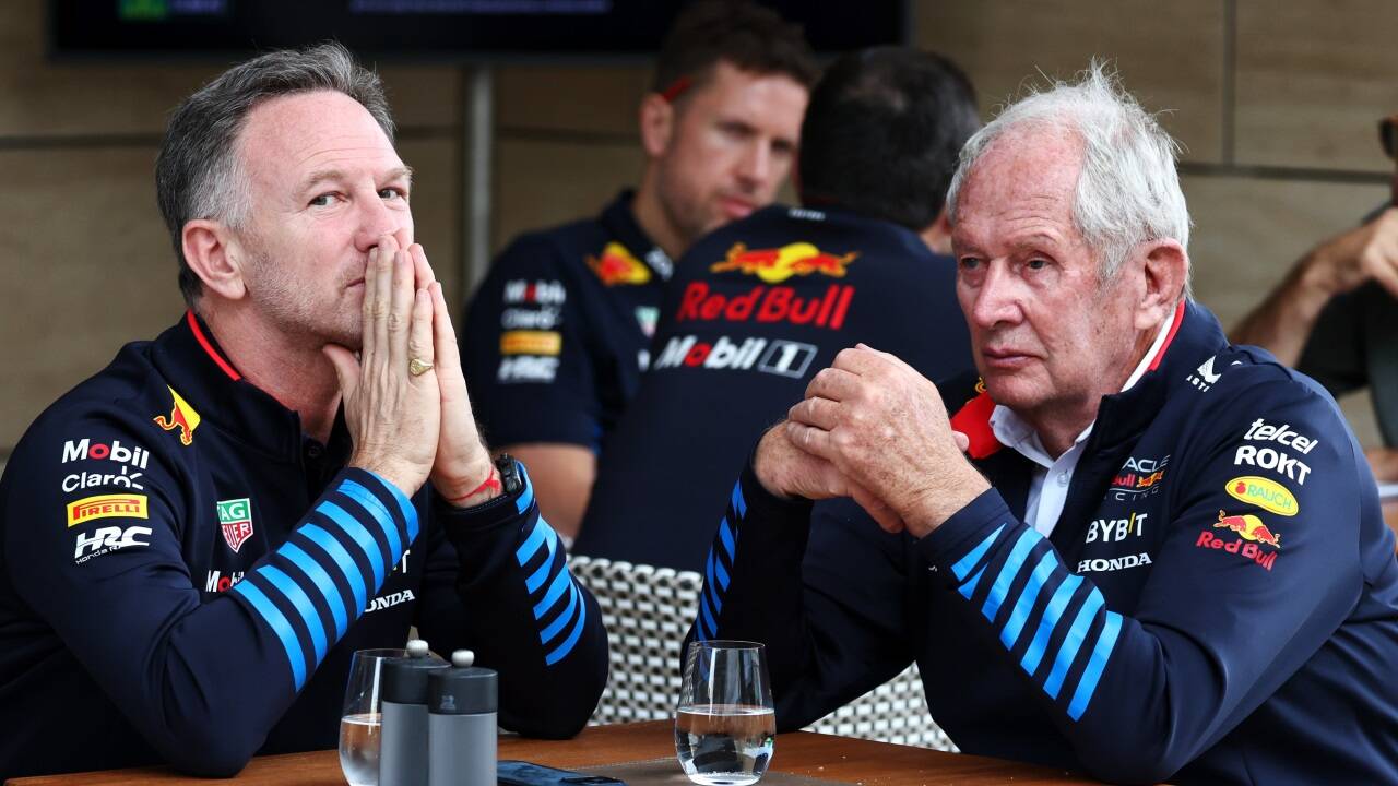Christian Horner (links) und Helmut Marko sind nicht immer einer Meinung. Christian Horner (links) und Helmut Marko sind nicht immer einer Meinung.