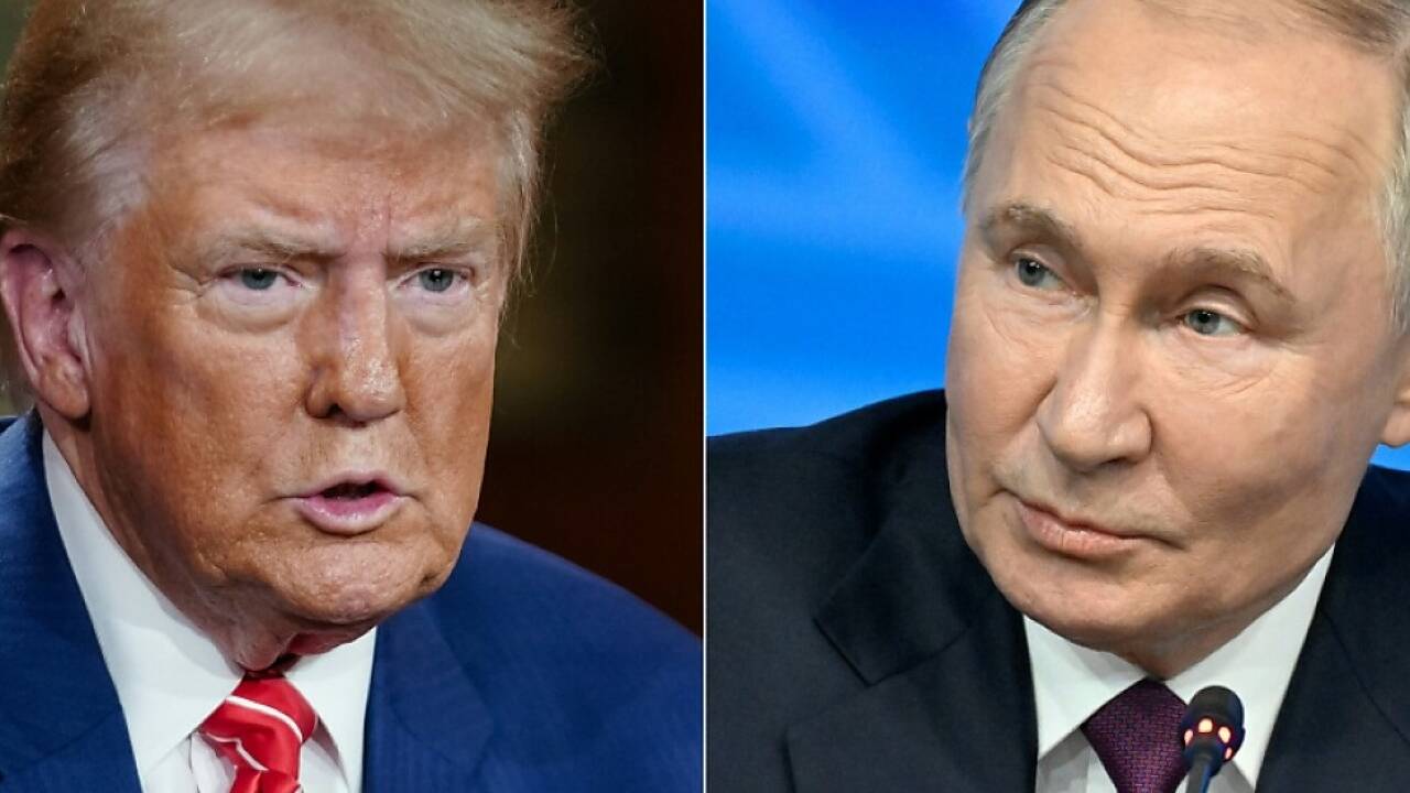 Trump und Putin. 