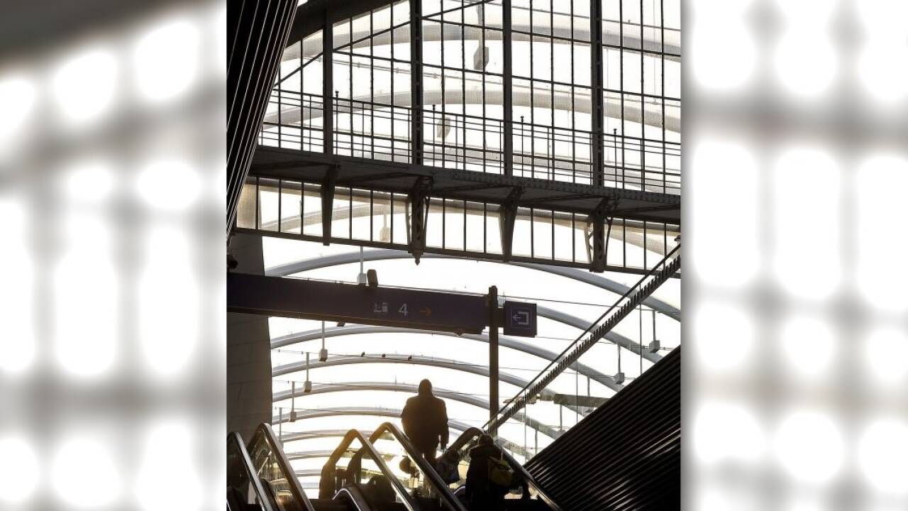 Salzburger Hauptbahnhof. 