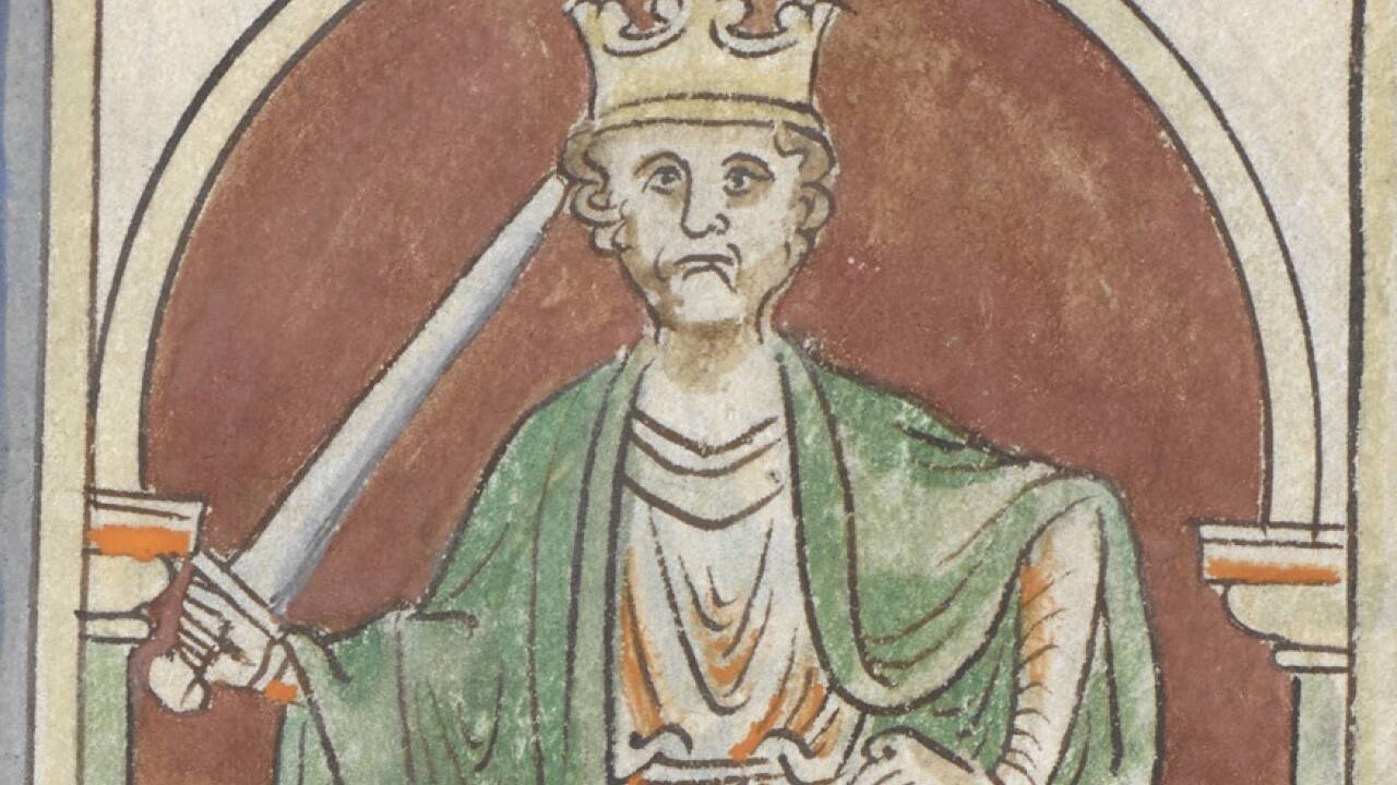 Richard Löwenherz in Matthew Paris: Abbreviatio Chronicorum (1250–1259) 