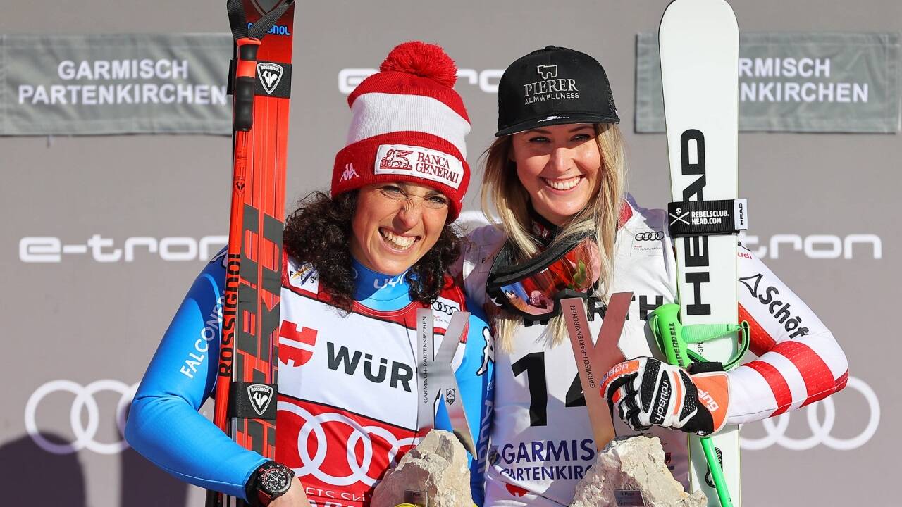Federica Brignone gehen Conny Hütter. 