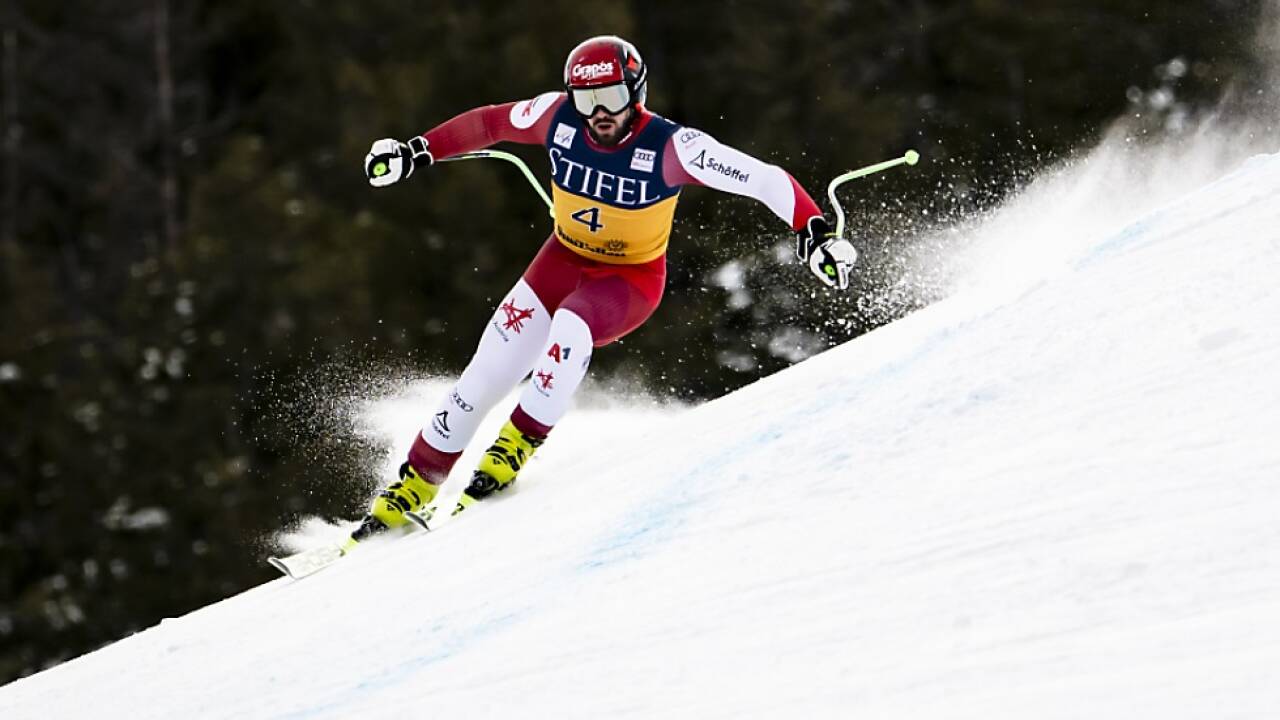Daniel Hemetsberger beim ersten Abtasten der 'Challenger'-Piste 