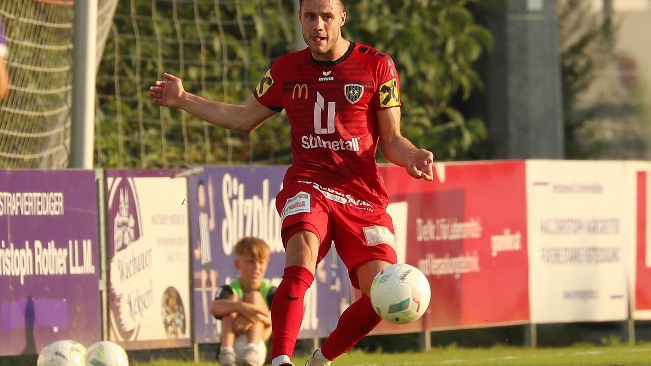 St. Johanns Florian Ellmer traf zum 1:0 gegen das Schlusslicht in der Regionalliga West. 
