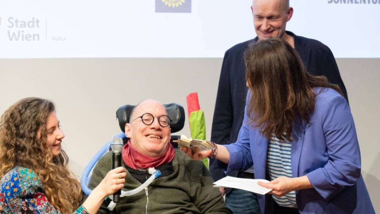 Preisgründer Huainigg, Co-Juror Geiger Preisgründer Huainigg, Co-Juror Geiger