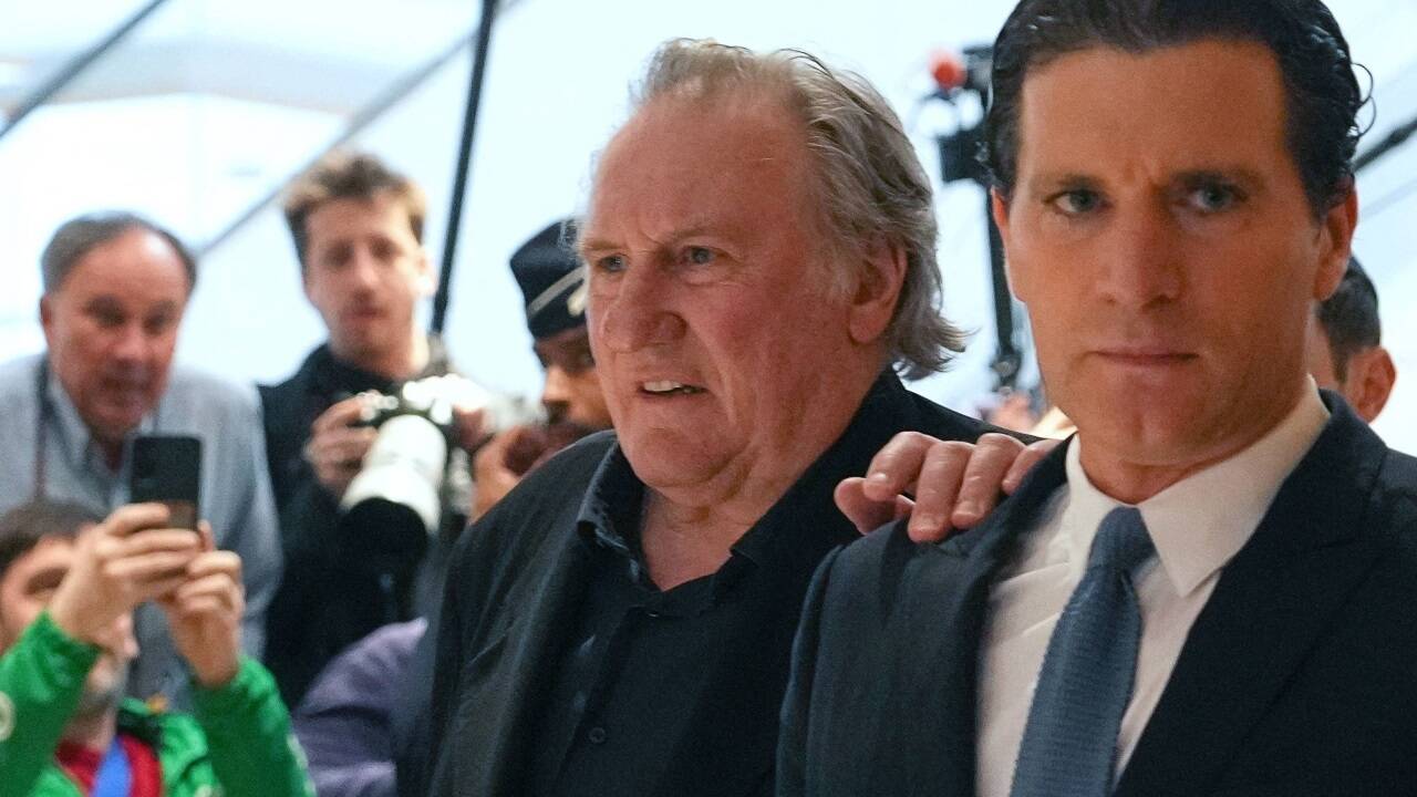 Gerard Depardieu am Montag mit seinem Anwalt Jérémie Assous vor Gericht. Gerard Depardieu am Montag mit seinem Anwalt Jérémie Assous vor Gericht.