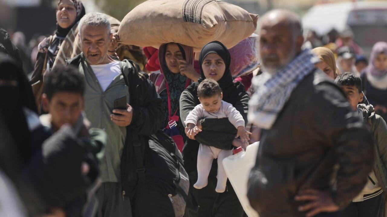 Auch im Süden des Gazastreifens, wie hier in Rafah, sind Menschen auf der Flucht. 