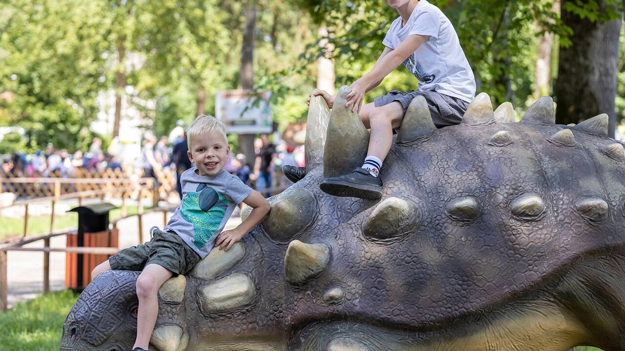 T-Rex, Triceratops und Co. haben sich in den letzten zwei Jahren zu Besucherlieblingen entwickelt und spannende Neuzugänge bringen 2024 frischen Wind in den Erlebnispark. 