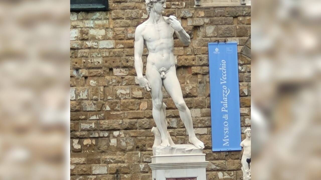 Florentiner Augenschmaus: die ikonische David-Statue ... 