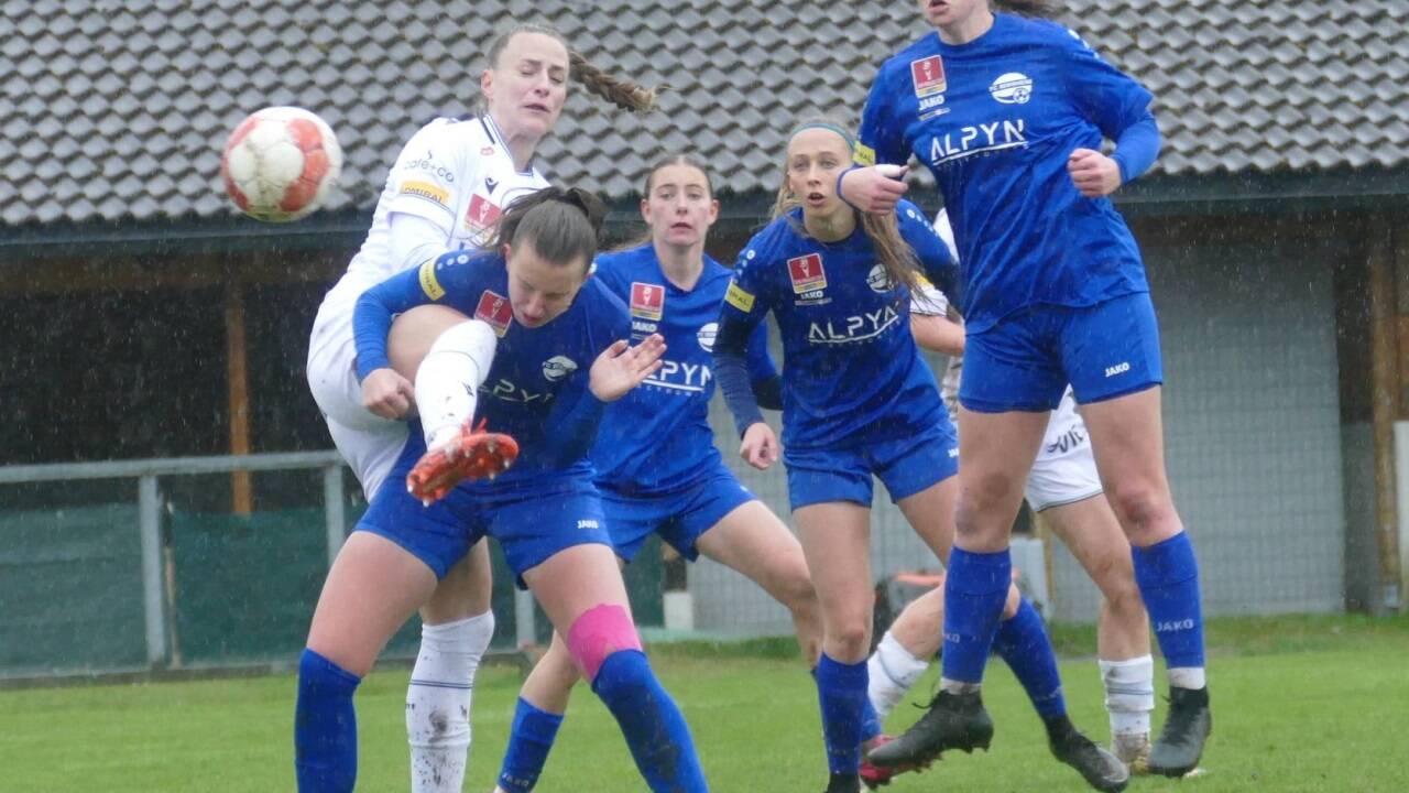 Bergheims Defensive war gegen die Austria intensiv gefordert.  