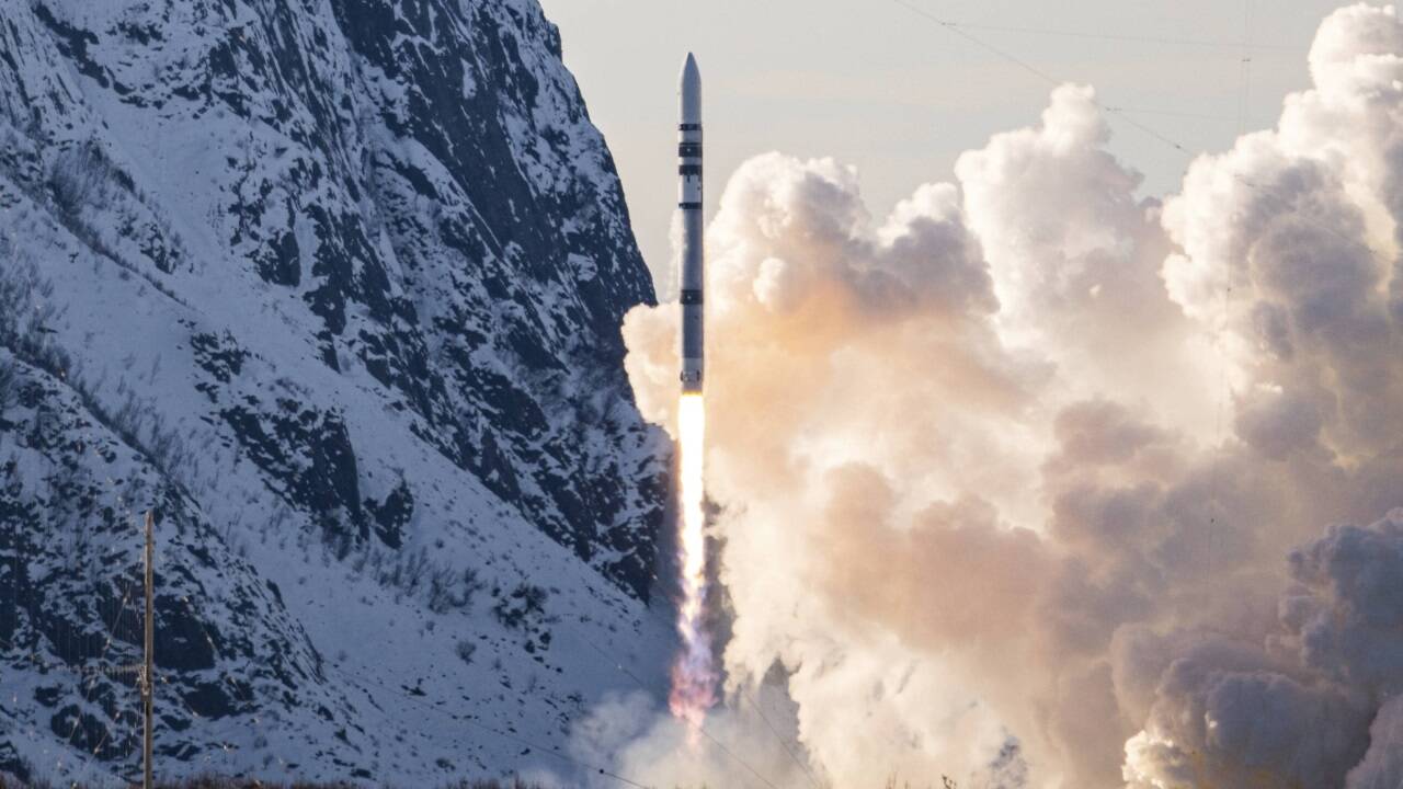 Die Spectrum-Rakete des süddeutschen Start-ups Isar Aerospace ist zu ihrem ersten Flug aufgebrochen - der dauerte etwa 30 Sekunden. 