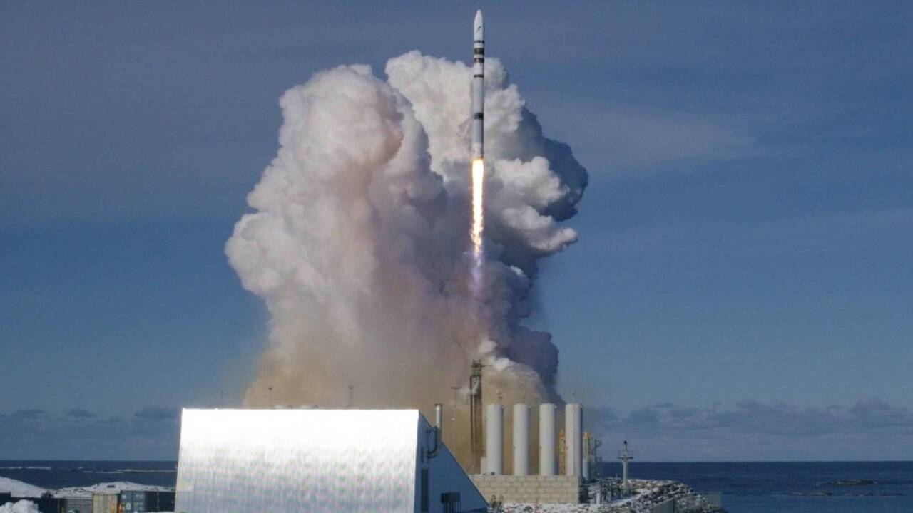 Die Spectrum-Rakete des süddeutschen Start-ups Isar Aerospace ist zu ihrem ersten Flug aufgebrochen - der dauerte etwa 30 Sekunden. 