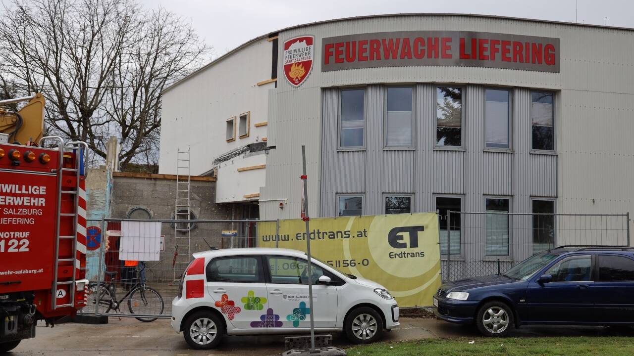 Die Feuerwache in Liefering wird grundsaniert. 