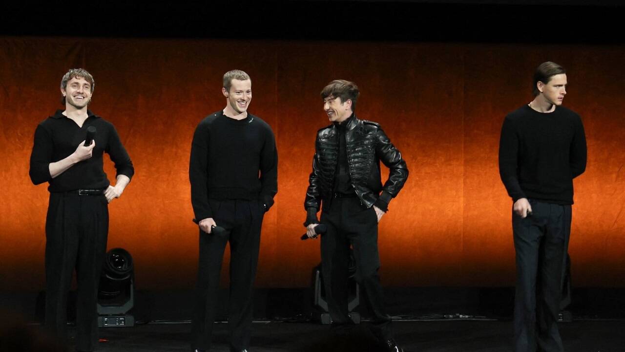 Von links: Paul Mescal, Joseph Quinn, Barry Keoghan und Harris Dickinson. 