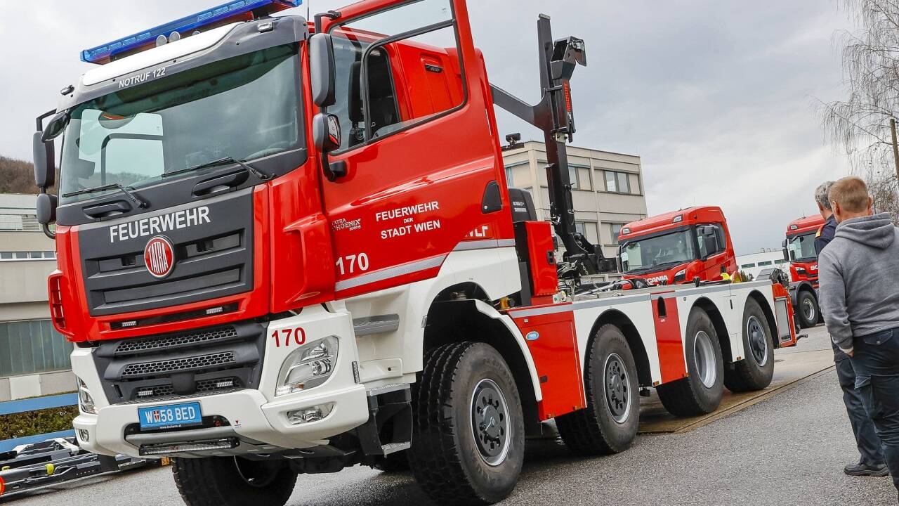 Der 530 PS starke Tatra Phoenix 8x8 – letzteres steht für die vier angetriebenen Achsen. 