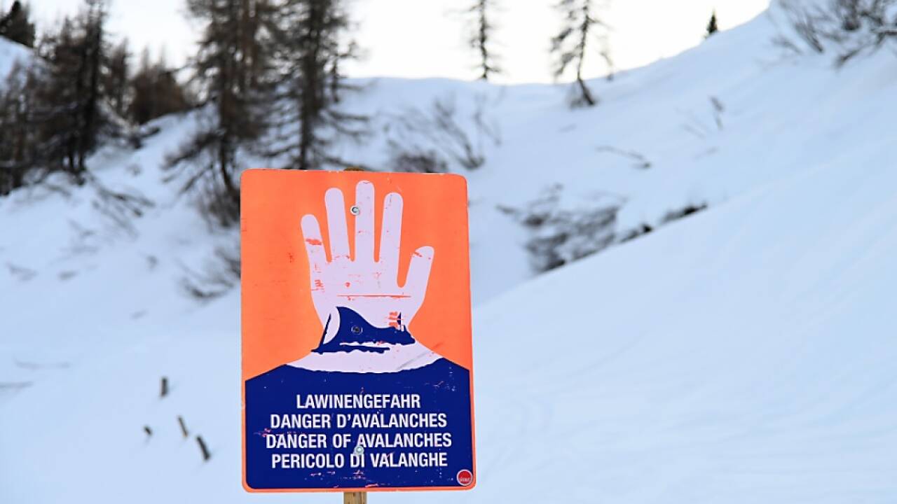 Die Lawine ging im freien Skiraum ab 