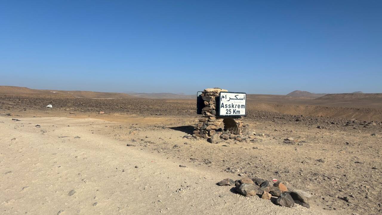 Auf der Spur des Eremiten: Das Bergplateau Assekrem rückt näher. 