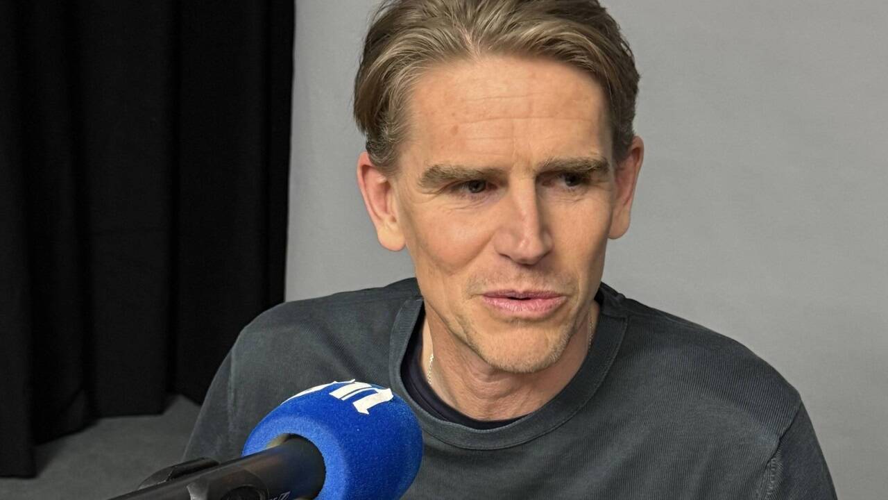 Christoph Freund war beim SN-Podcast „Fußball aus der Dose“ zu Gast in der SN-Redaktion.  